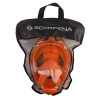 Маска полнолицевая для плавания Scorpena Swim средняя, оранж.