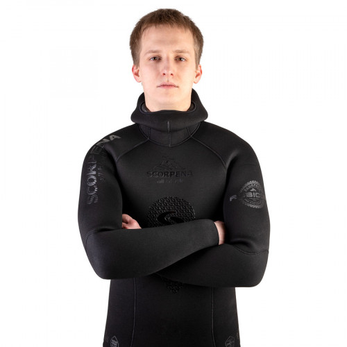 Гидрокостюм Scorpena AllBlack - 5 мм, XXXXL