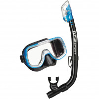 TS UCR2022P BK/FB Комплект TUSA Sport (маска+трубка), черный силикон