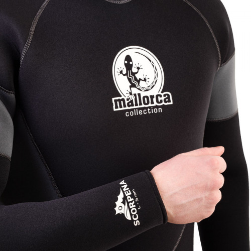Гидрокостюм Scorpena Mallorca 5 мм серый XXL