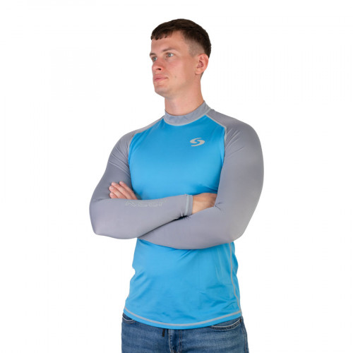 Гидрофутболка лайкр. Scorpena REEF сине-серая, XXXL